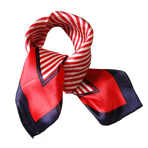 B-Ware Damen-Nickituch aus Seide mit Fehlern Seidentuch 52cmx52cm B4716